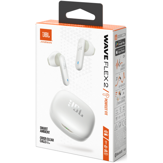 Гарнитура JBL Wave Flex 2 White - JBLWFLEX2WHT - фото 11