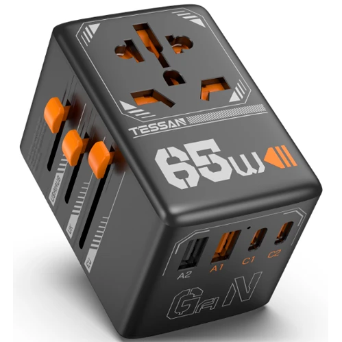 Сетевой фильтр Tessan TS-WTA03 Black