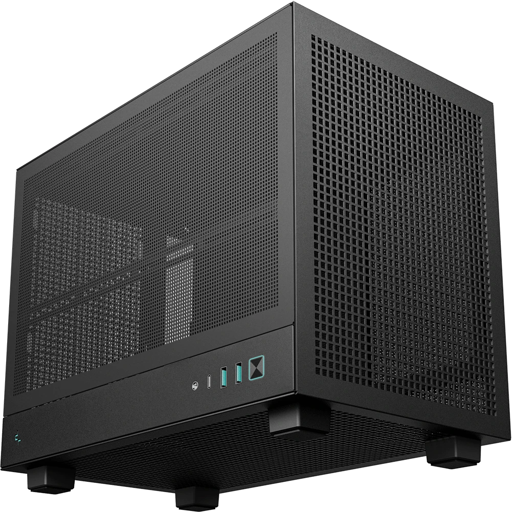 Корпус DeepCool CH160 MESH Black - R-CH160-BKNMI0-G-1 - фото 2