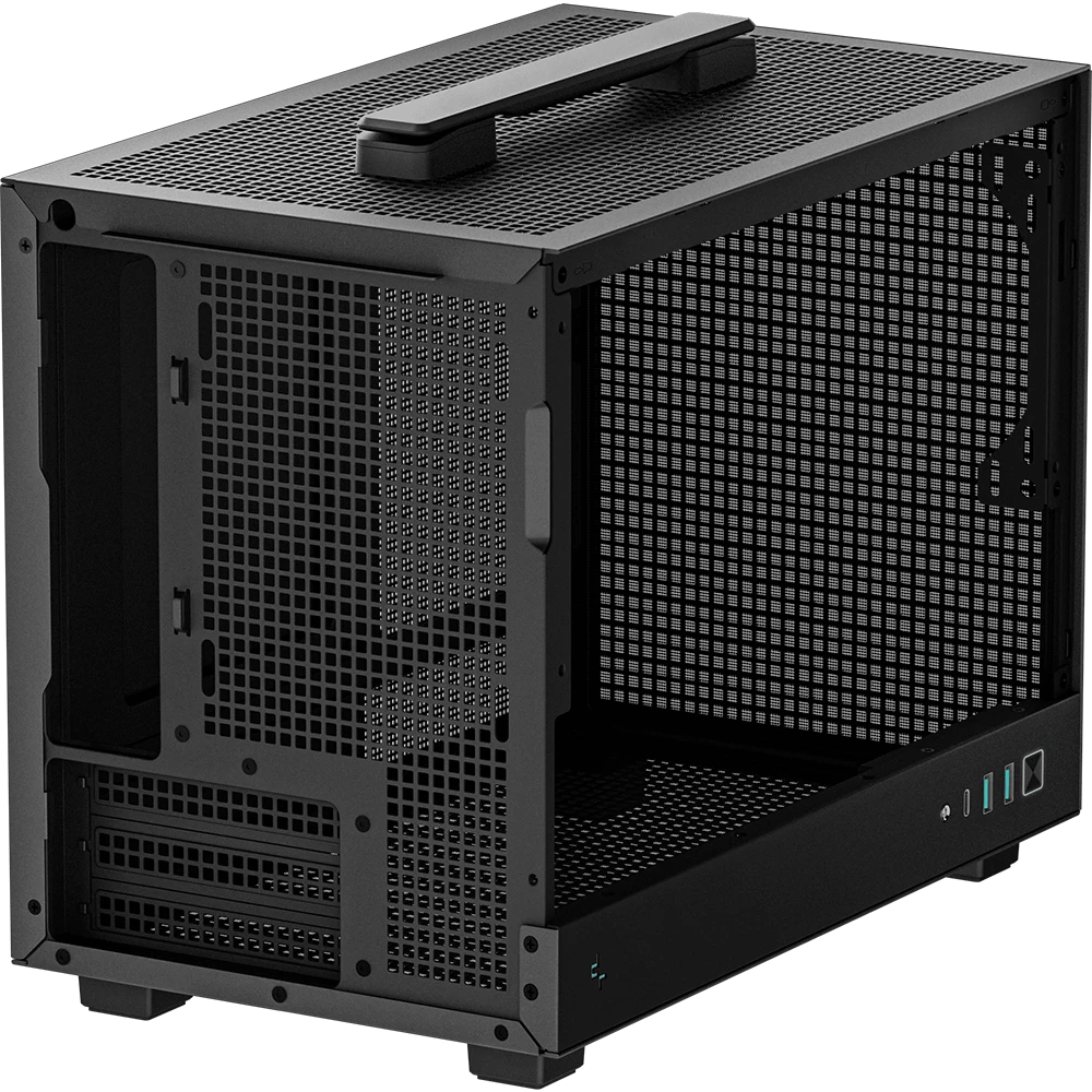 Корпус DeepCool CH160 MESH Black - R-CH160-BKNMI0-G-1 - фото 7