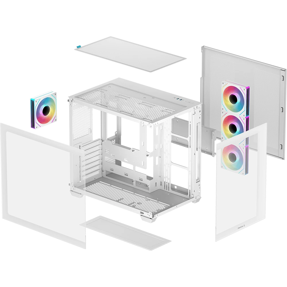 Корпус DeepCool CG530 4F White - R-CG530-WHADA4-G-1 - фото 12