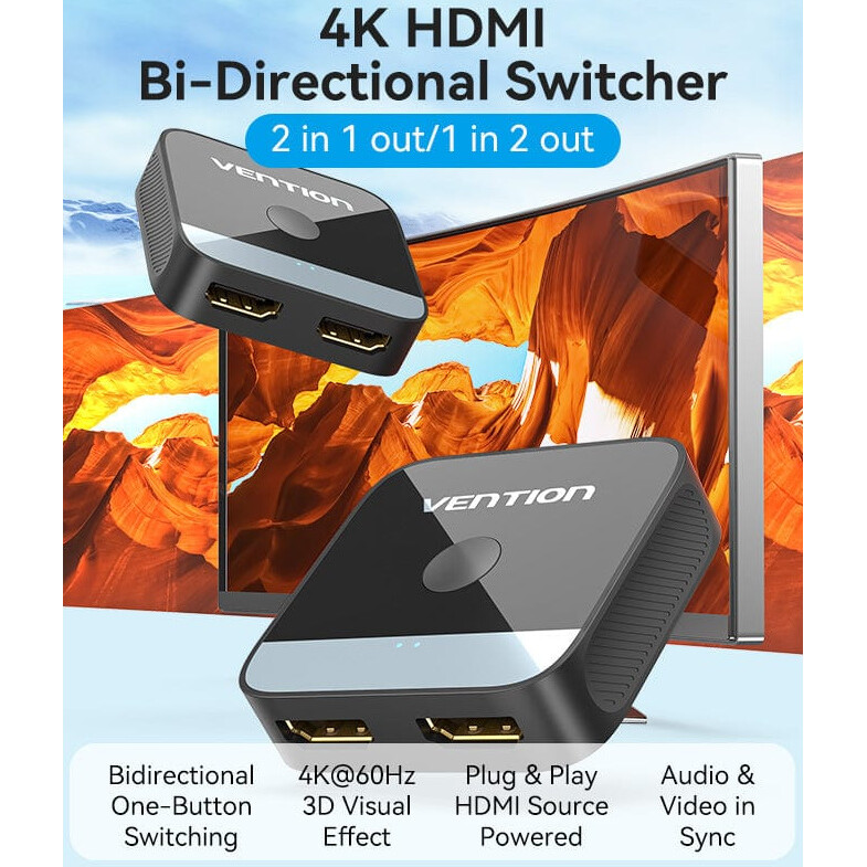Переключатель HDMI Vention AKOB0 - фото 10