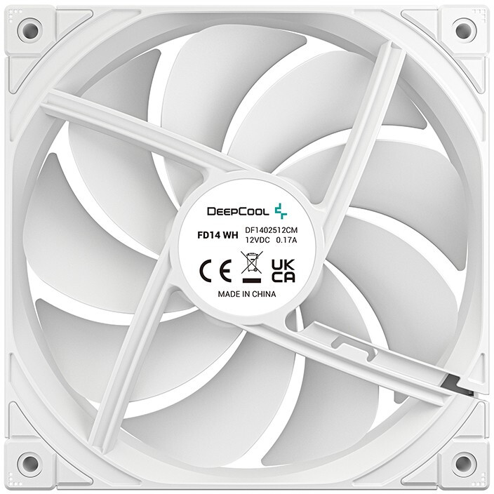 Вентилятор для корпуса DeepCool FD14 WH (3 шт.) - FD14 WH-3 IN 1 - фото 4