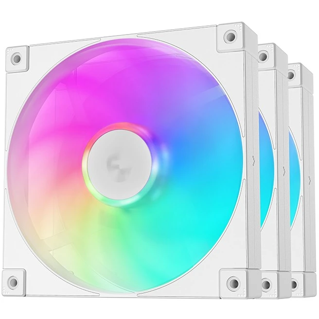 Вентилятор для корпуса DeepCool FD14 ARGB WH (3 шт.) - FD14 ARGB WH-3 IN 1