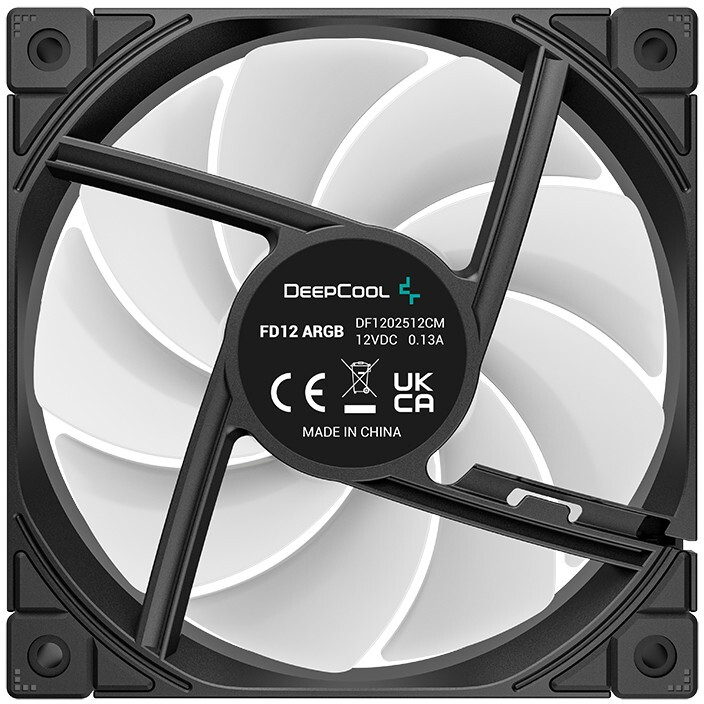 Вентилятор для корпуса DeepCool FD12 ARGB - R-FD12-BKAPN1-G - фото 3