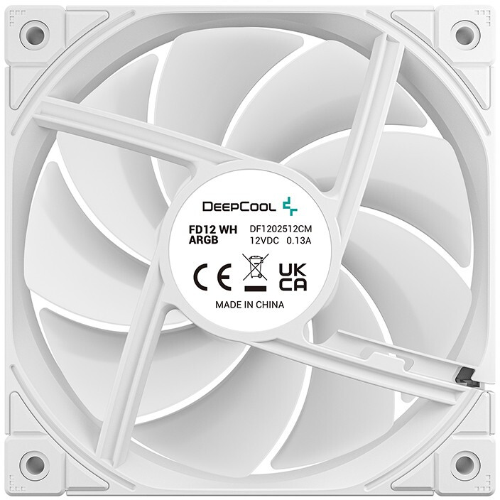 Вентилятор для корпуса DeepCool FD12 ARGB WH - R-FD12-WHAPN1-G - фото 3
