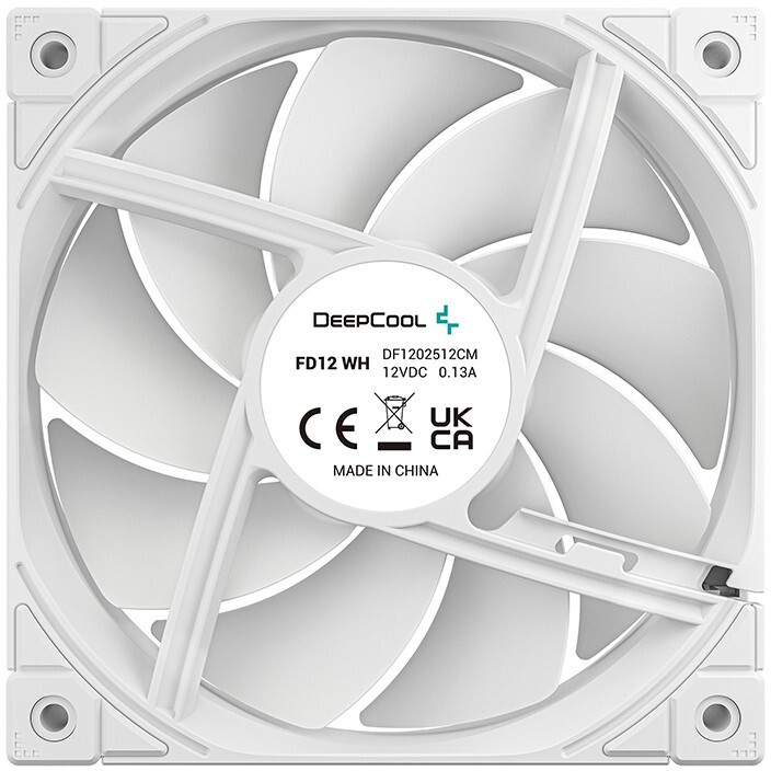 Вентилятор для корпуса DeepCool FD12 WH (3 шт.) - FD12 WH-3 IN 1 - фото 3