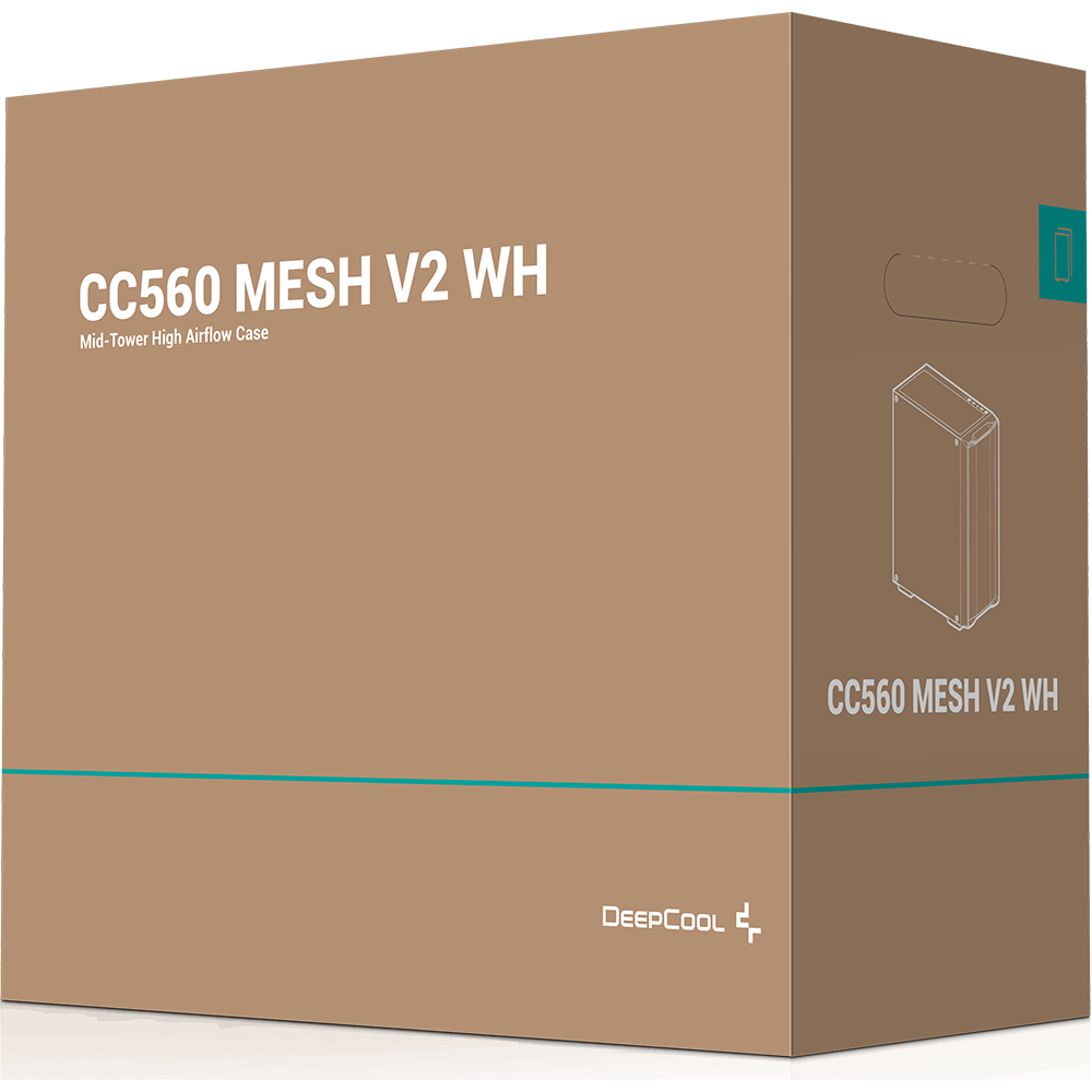 Корпус DeepCool CC560 MESH V2 White - R-CC560-WHAMA4-G-2 - фото 10