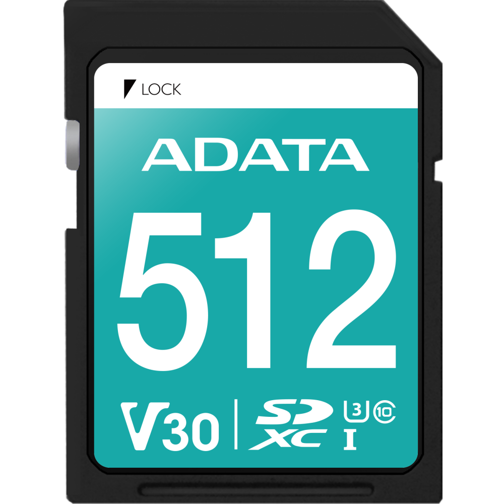 Карта памяти 512GB SD ADATA Premier Pro (ASDX512GUI3V30S-R)