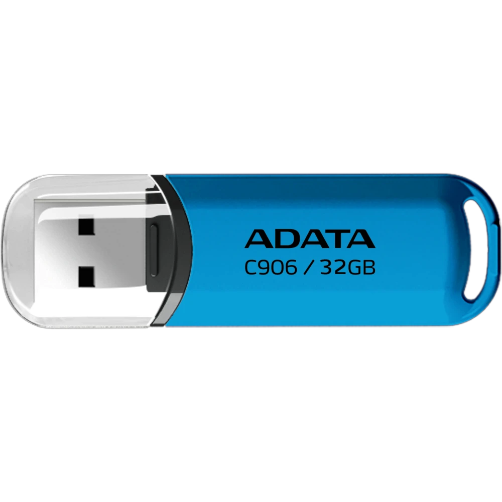 USB Flash накопитель 32Gb ADATA C906 Blue - AC906-32G-RWB