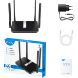 Wi-Fi маршрутизатор (роутер) Cudy LT500 Black