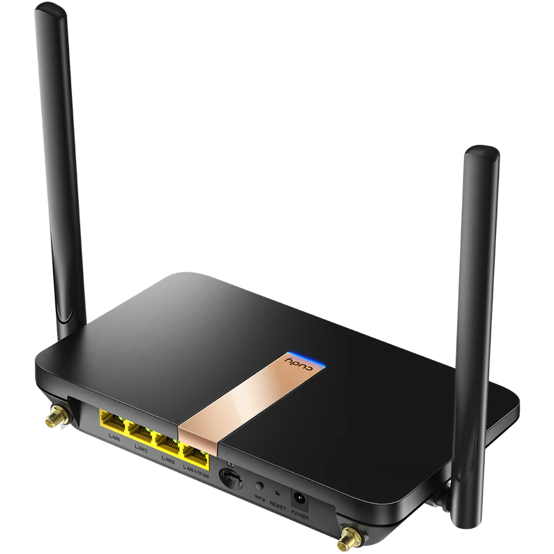 Wi-Fi маршрутизатор (роутер) Cudy LT500D Black - фото 4