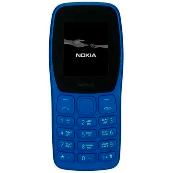 Телефон Nokia 105 Dual Sim Blue (TA-1416)