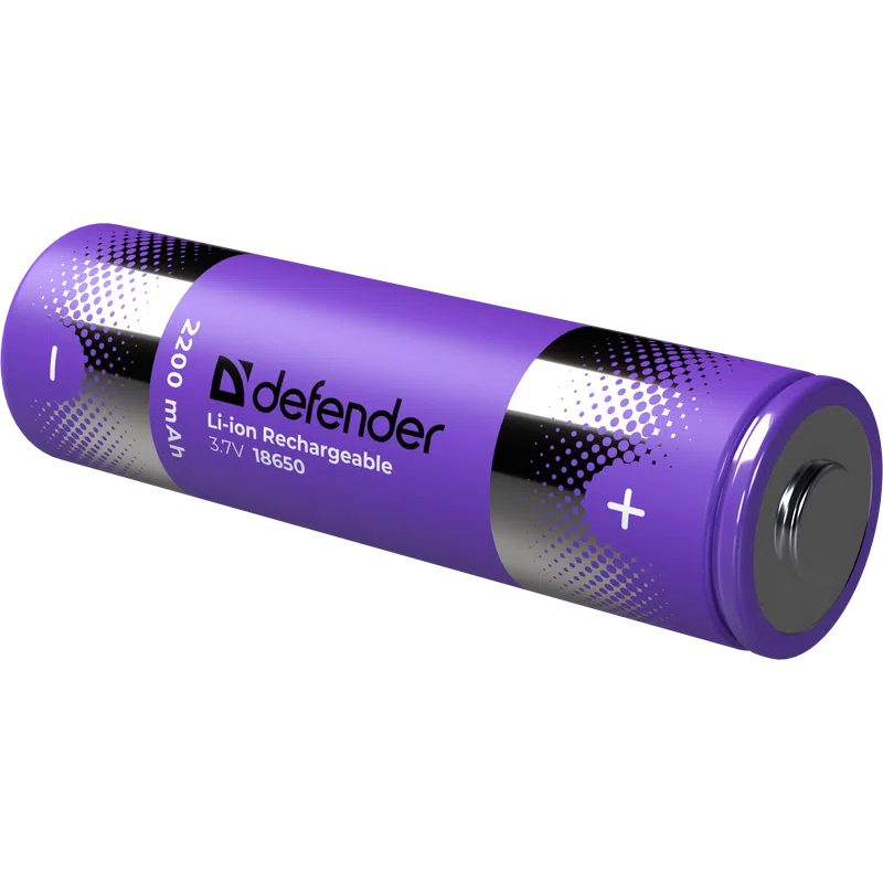 Аккумулятор Defender 18650-1BL (18650, 2200mAh, 1 шт.)