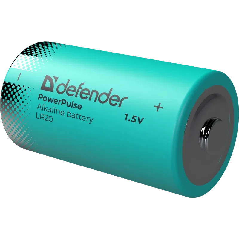 Батарейка Defender PowerPulse LR20-2BL (D, 2 шт.) - 56220