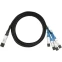 Кабель QSFP28 LR-LINK (Linkreal) LRDAC-QSFP28-4SFP28-3M