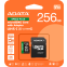 Карта памяти 256Gb MicroSD ADATA SPEED PLUS + SD адаптер (UD256GUI3V30A2SP-RA1) - фото 2