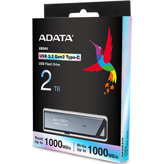 USB Flash накопитель 2Tb ADATA UE800 Elite Grey - AELI-UE800-2T-CSG - фото 3