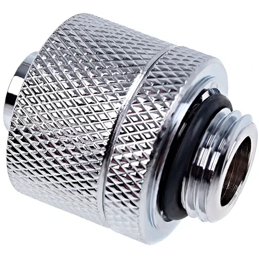 Комплект фитингов Alphacool Eiszapfen 16/10mm Anschraubtulle G1/4 - Chrome Sixpack (17235) - фото 2