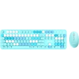 Клавиатура + мышь AULA AC306 Blue-Colorful
