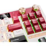 Клавиатура Royal Kludge M87 Famicom (Beige Switch) (6977576550779)