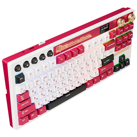 Клавиатура Royal Kludge M87 Famicom (Cream Switch) - 6977576550762 - фото 4