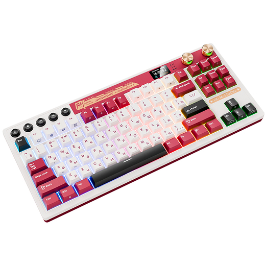 Клавиатура Royal Kludge M87 Famicom (Cream Switch) - 6977576550762 - фото 5