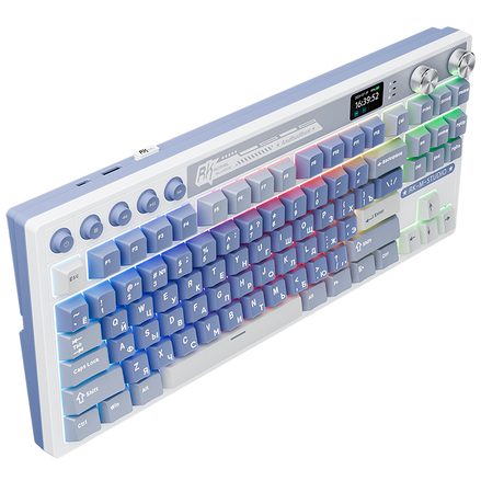Клавиатура Royal Kludge M87 Ocean Blue (Beige Switch) - 6977576550786 - фото 4