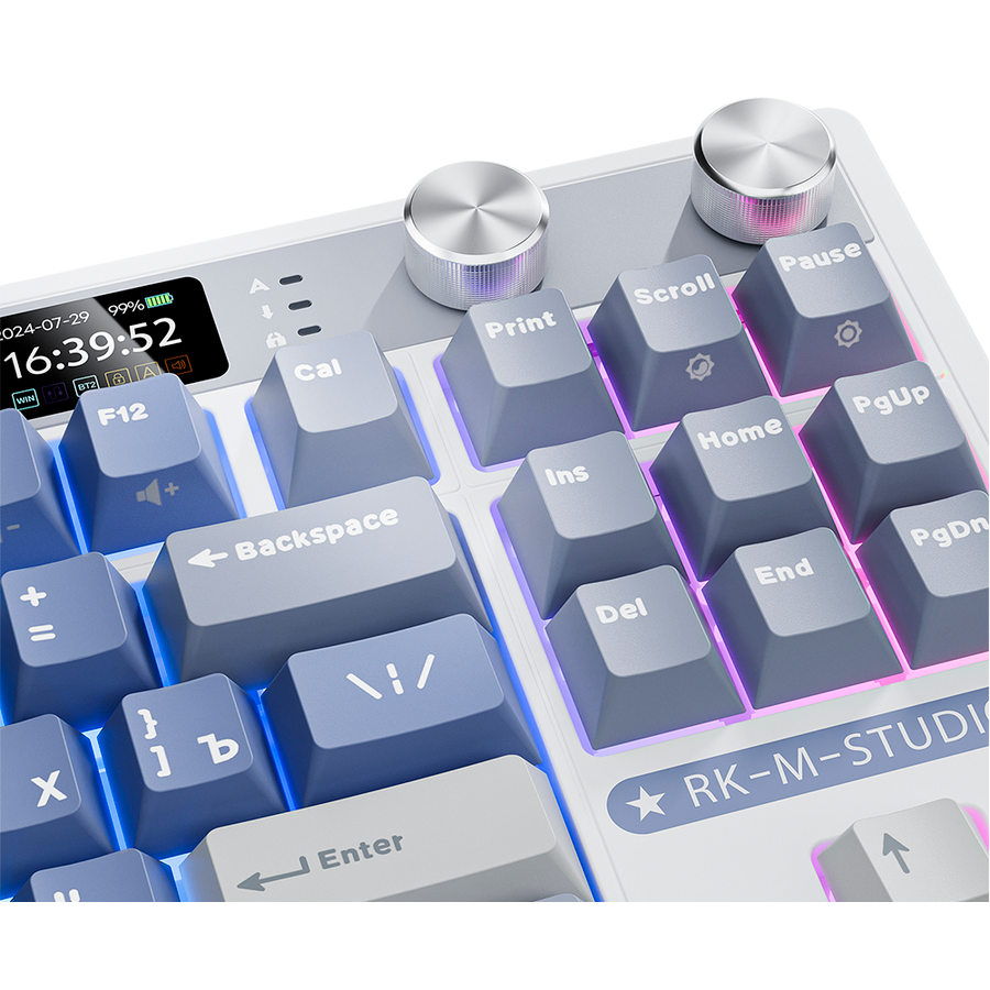 Клавиатура Royal Kludge M87 Ocean Blue (Beige Switch) - 6977576550786 - фото 6