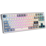 Клавиатура Royal Kludge R87 Pro Half Grey (Cream Switch) (6977576550434)