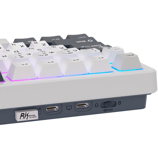 Клавиатура Royal Kludge S85 White Night (Beige Switch) - 6977576550816 - фото 8