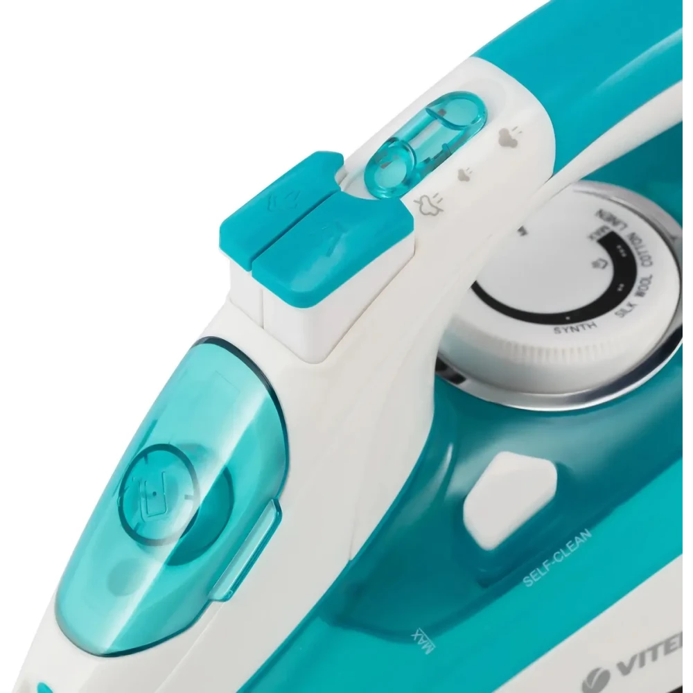 Утюг VITEK VT-8355 Turquoise/White - фото 2