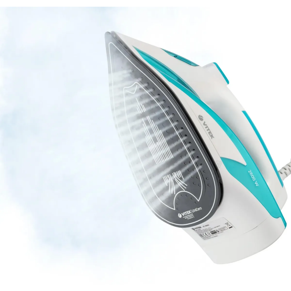 Утюг VITEK VT-8355 Turquoise/White - фото 5