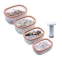 Вакуумные контейнеры Status Fresko set 5 Salmon