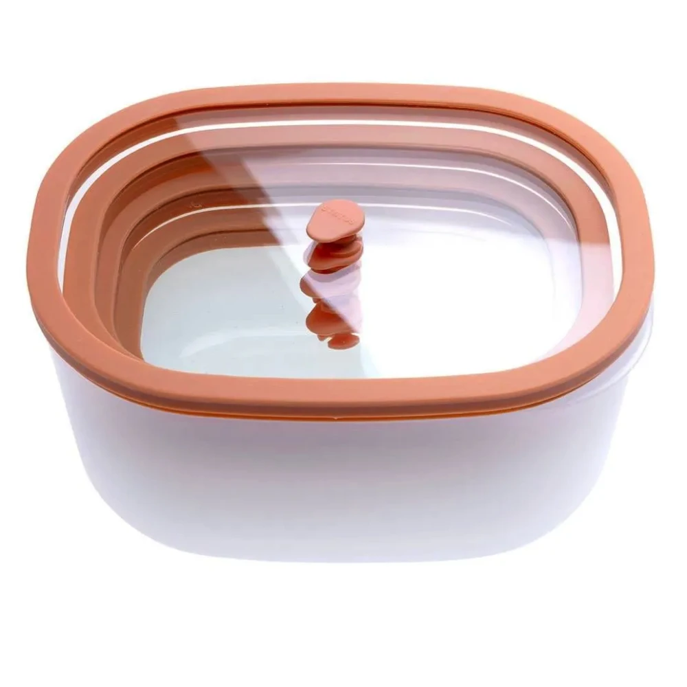 Вакуумные контейнеры Status Fresko set 5 Salmon - фото 2