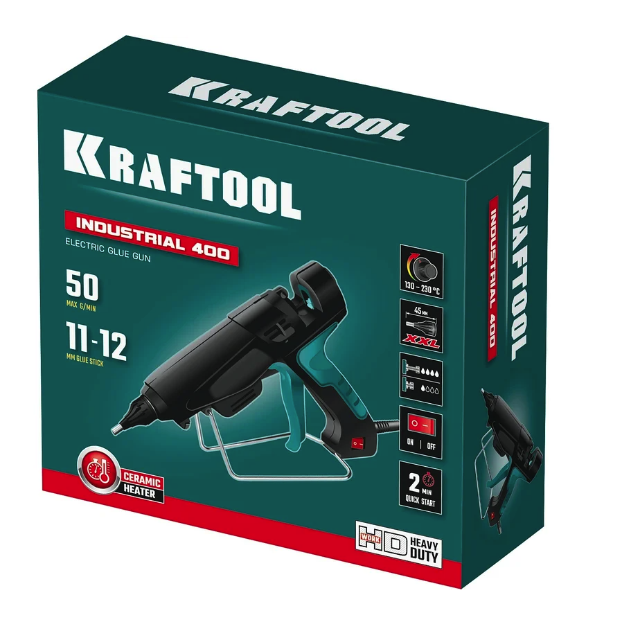 Клеевой пистолет KRAFTOOL 06843-300-12 - фото 6