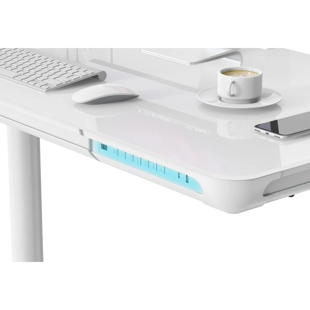 Компьютерный стол Cactus CS-EGD-WT-LED - фото 7