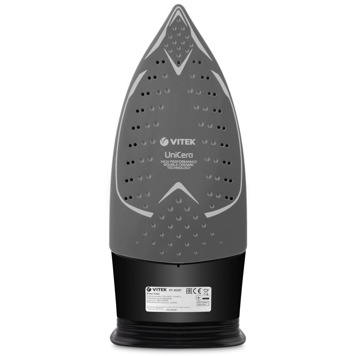 Утюг VITEK VT-8337 Blue/White/Grey - фото 3