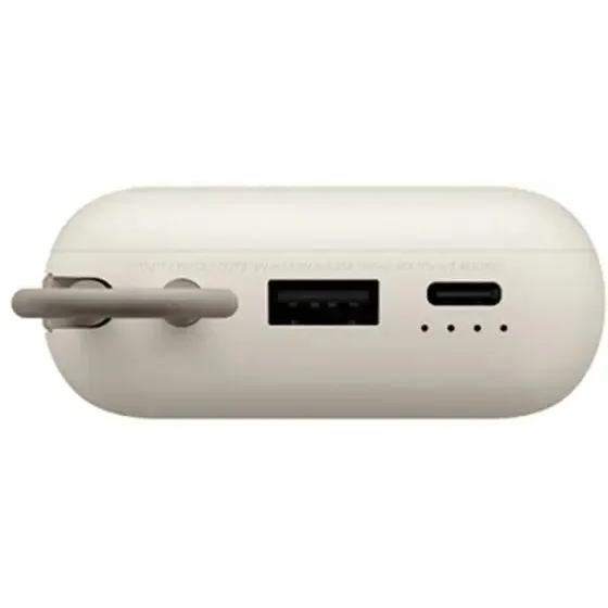 Внешний аккумулятор Xiaomi Power Bank 10000 Beige (Integrated cable) - BHR9072GL - фото 4