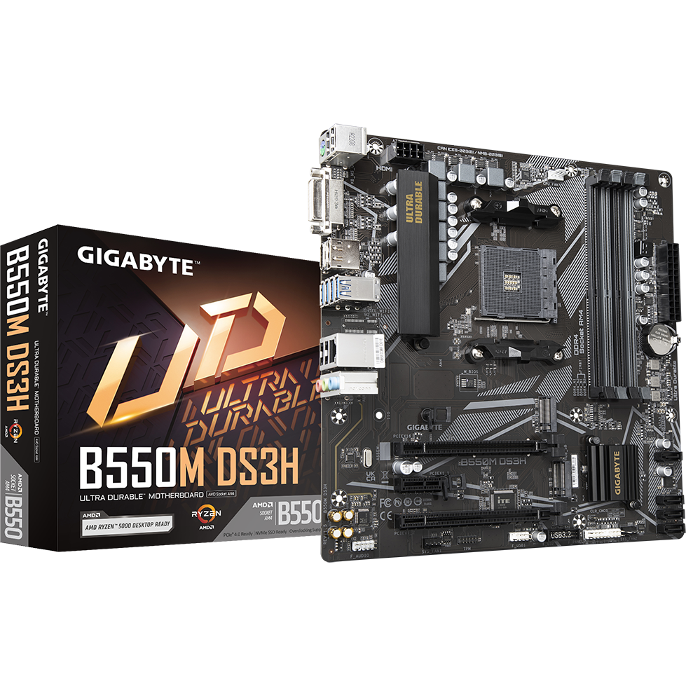 Материнская плата Gigabyte B550M DS3H v.1.5 - B550M DS3H rev.1.5 - фото 5