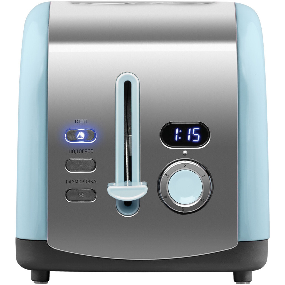 Тостер BBK TR75 Light Blue - фото 4