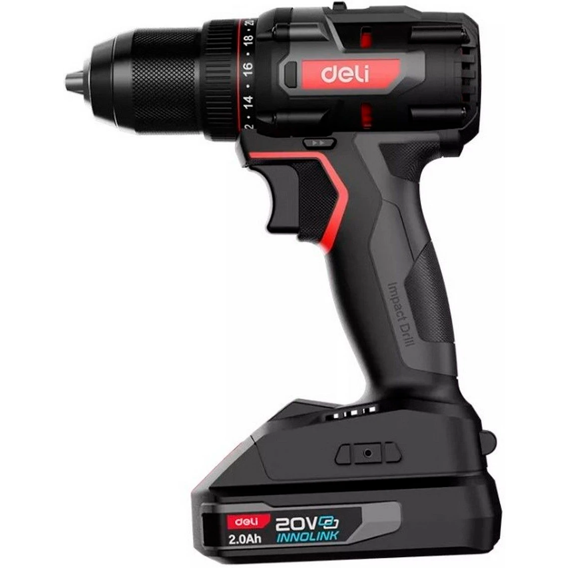 Дрель-шуруповёрт Deli DE-DZ20-2D2 - фото 2