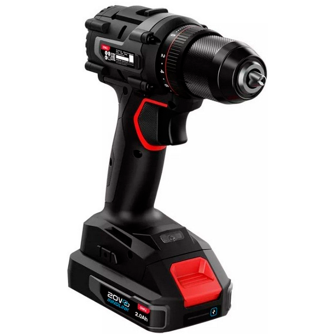 Дрель-шуруповёрт Deli DE-DZ20-2D2 - фото 3