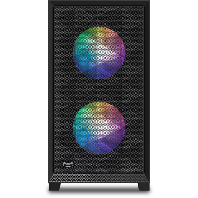 Корпус PCcooler C3D310 BK ARGB - C3D310-BKP2-GL - фото 2