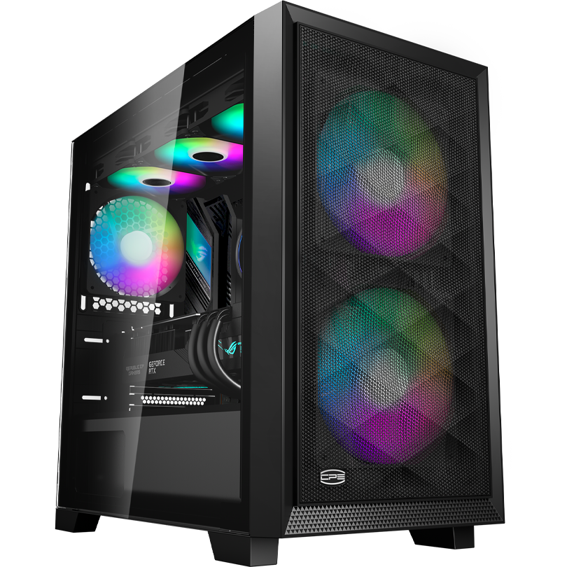 Корпус PCcooler C3D310 BK ARGB - C3D310-BKP2-GL - фото 7