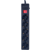 Сетевой фильтр Perfeo POWER+ PF-PP-5/3,0-B (PF_A4660)