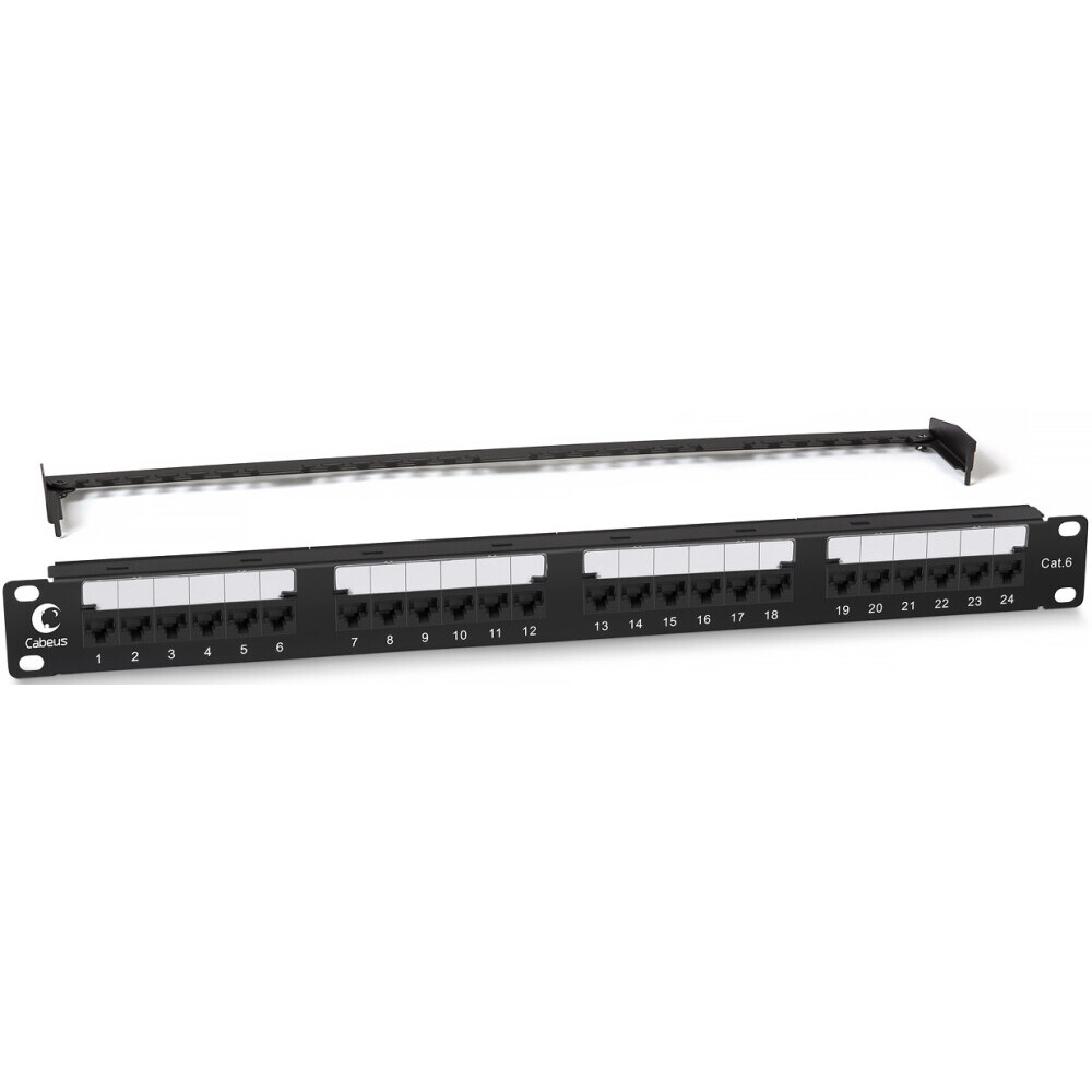 Патч-панель Cabeus PL2-24-Cat.6-Dual IDC