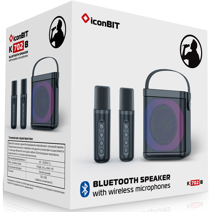 Портативная акустика iconBIT K702B Black - TRS2406 - фото 4