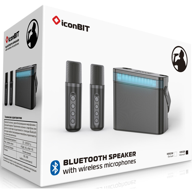Портативная акустика iconBIT K902W White - TRS2403 - фото 4