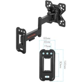 Кронштейн ARM MEDIA MARS-6 Black (90716)